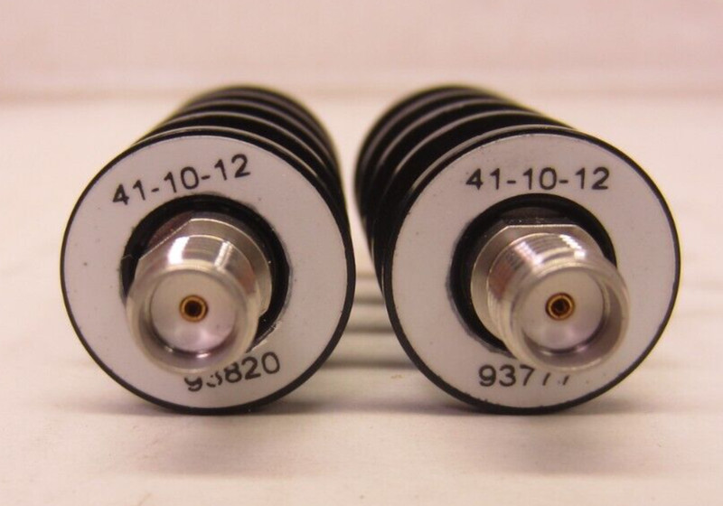 API/Weinschel 41-10-12 Coaxial Attenuator 18GHz,10 dB,10W ( 1 LOT OF 2)