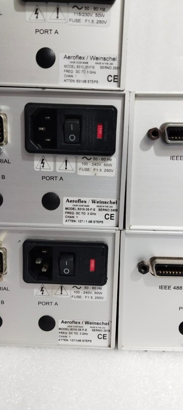 AEROFLEX 8310-352-4-T -6 GHz Quad Channel Programmable Attenuator - 5 QTY gallery