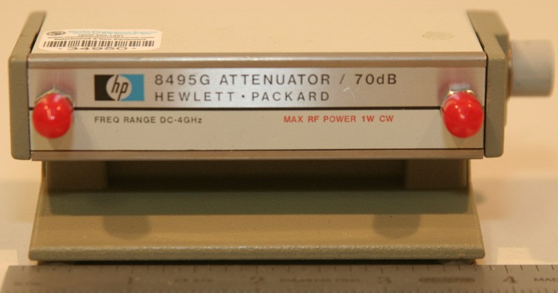 Agilent/HP 8495G Programmable Attenuator DC-4 GHz, 0-70 dB, 10 dB Steps SMA(F)-