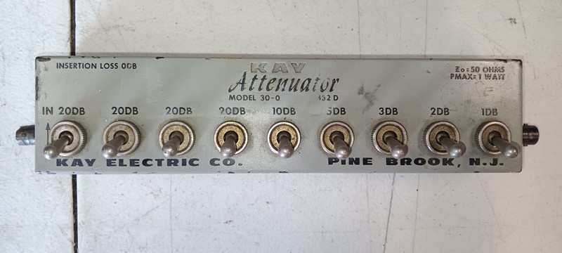 Vintage Kay Electric Co. Model 30-0 Attenuator