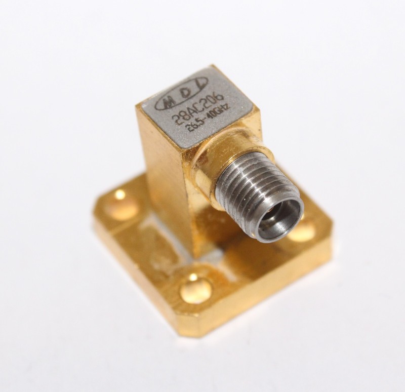 SMA to WR-28 waveguide transition 26,5-40 GHz MDL 28AC206