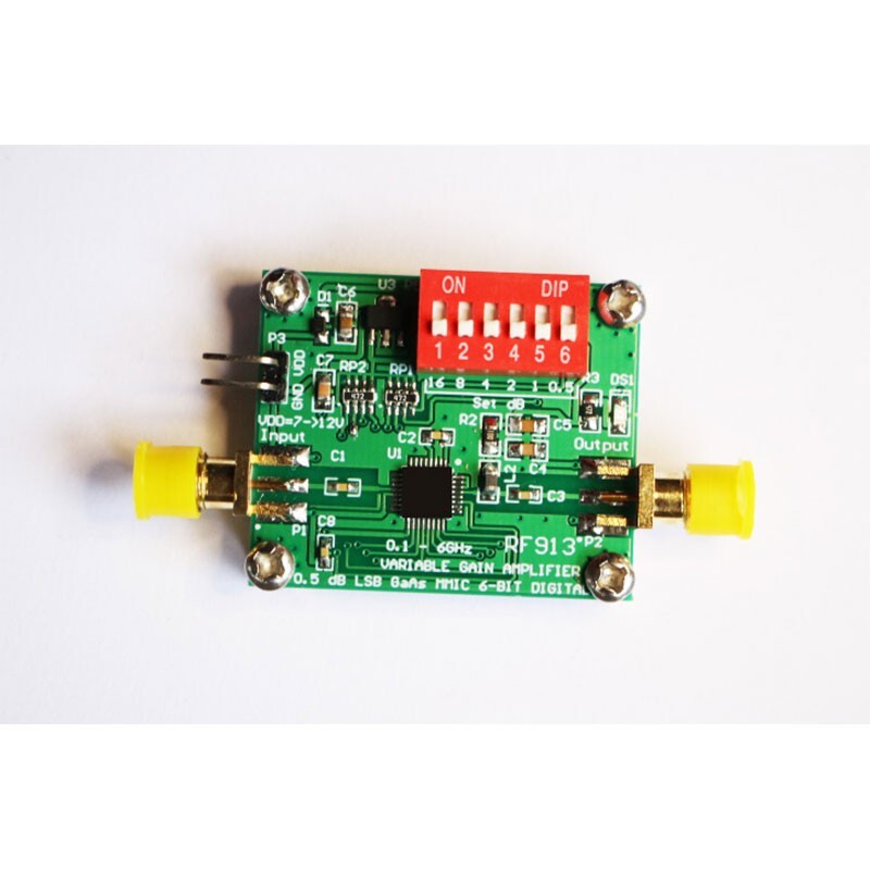 RF913 0.1G-6GHz RF Attenuator Module Radio Accessory w/ Amplification Function- gallery