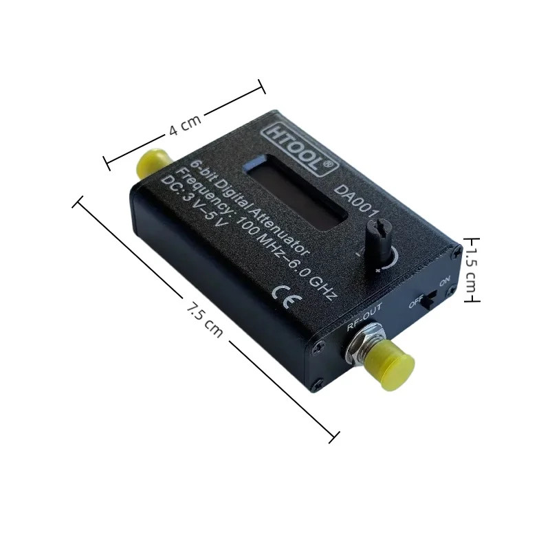 RF Attenuator 0.5dB Step 100M-6GHz 0-31.5dB for Industrial Communication gallery