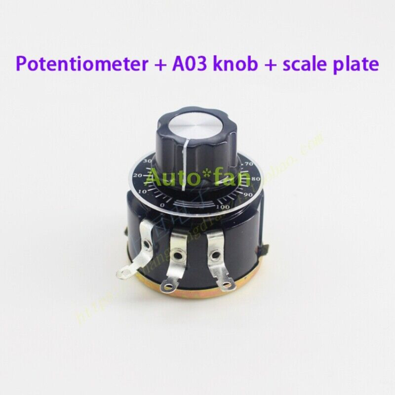 Single Coil Wound Potentiometer WX112(050) 5W 1K 2K2 4K7 10K 10 PCS gallery