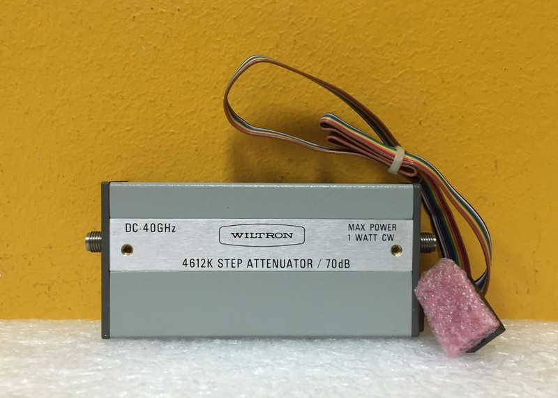 Wiltron Anritsu 4612K, DC to 40 GHz, 2.92mm Programmable Step Attenuator + Cable