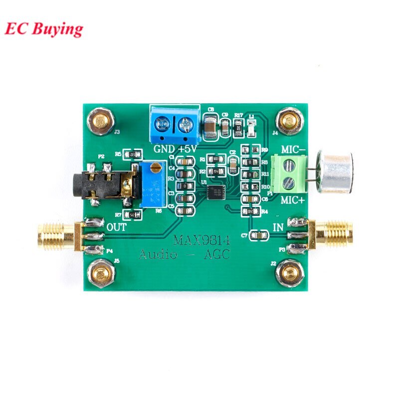 MAX9814 Audio Module Microphone Amplifier VGA Built-in Automatic Gain Control gallery