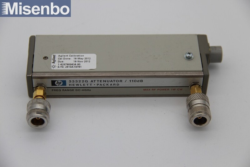 Used HP Agilent 33322G Programmable Step Attenuator 110dB DC-4 GHz gallery