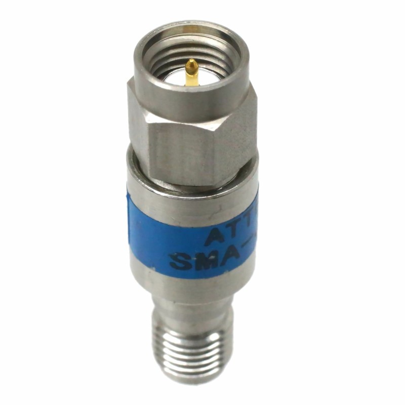 1pce SMA Male to SMA Female 2W 2 Watts DC-6GHZ 6dBi Attenuator stainless steel gallery