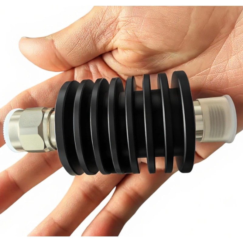 25W 50 Ohm RF Attenuator, N Male Connector, 20dB for Ham Radio & UHF Antenna gallery
