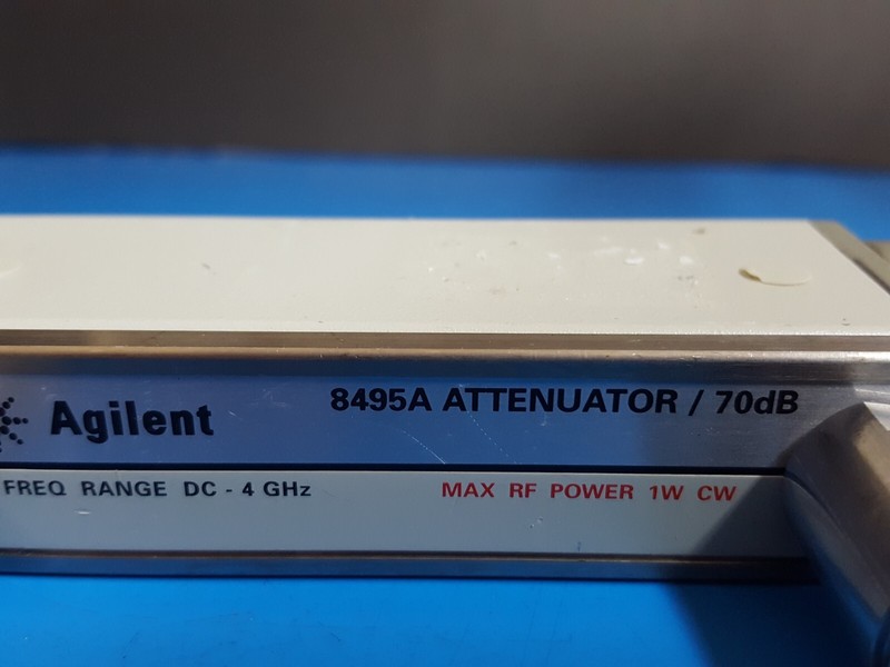 Agilent 8495A: Program Step Attenuator DC-4Ghz 70 dB, W/Opt. 001 (0396) gallery