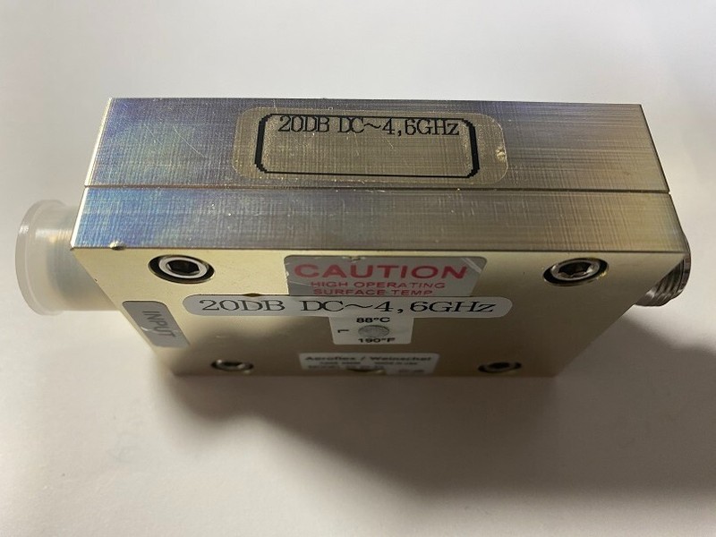 Aeroflex/Weinschel 59-20-33 2.5GHz 20db N-type Coaxial High Power Attenuator gallery