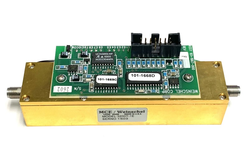 AEROFLEX MCE / WEINSCHEL 3200T-1E PROGRAMMABLE ATTENUATOR 127dB 1dB Step DC-3GHz