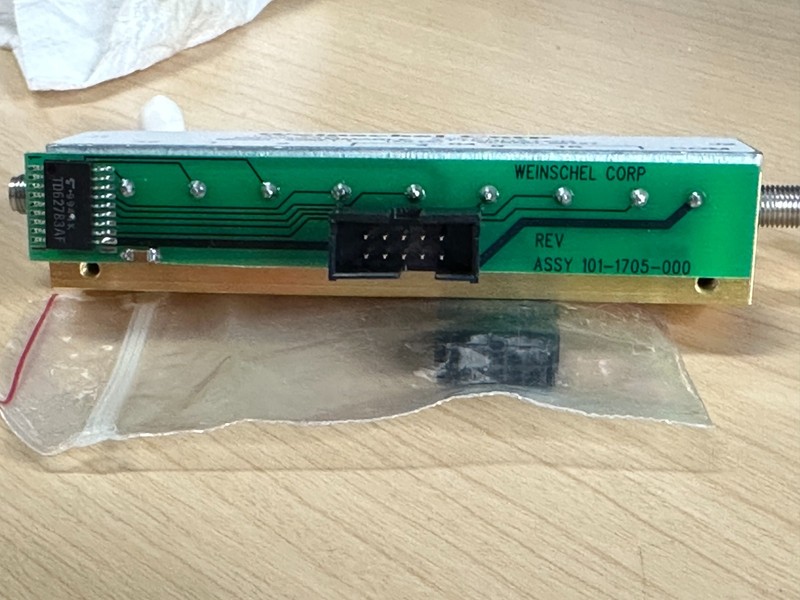 Weinschel Corp Programmable Attenuator 3200-1-1 with TTL Driver board gallery
