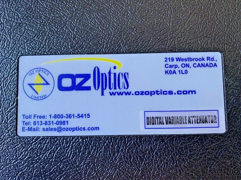 OZ OPTICS DA-100-3A-1300/1550-9/125-S-60 DIGITAL ATTENUATOR DA-100-3A-1300 gallery