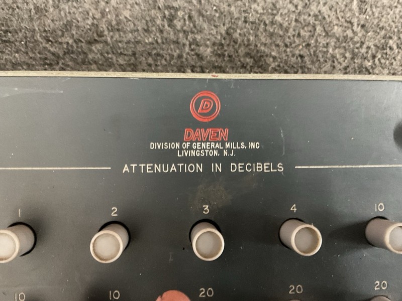 Daven 650-50 Attenuator Attenuation in Decibels gallery