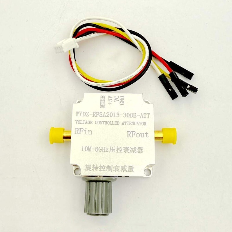 RF Attenuator 10MHz-6GHz Analog Voltage Controlled WYDZ-RFSA2013-30DB-ATT tp1 gallery