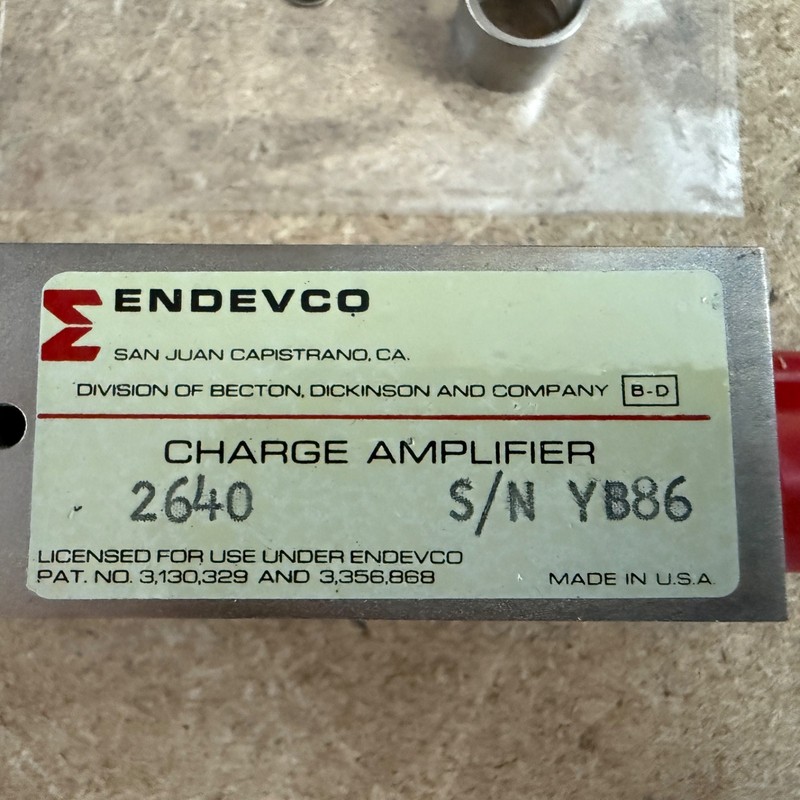 Endevco Charge Amplifier 2640 New NOS Vintage Becton Dickinson Test Equipment gallery