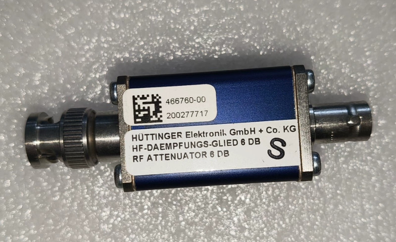 1pcs HUTTINGER Attenuator 466760-00 8dB HF-DAEMPFUNGSGELIED