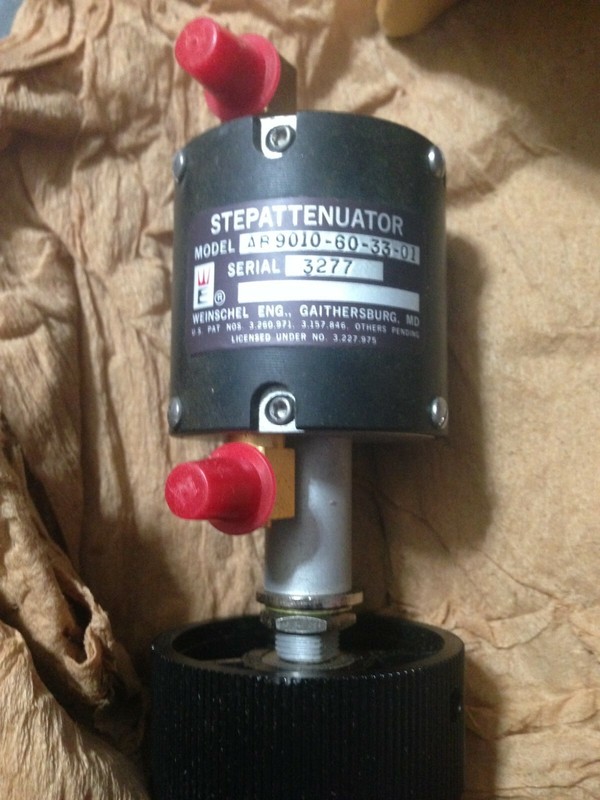 Antique Step Attenuator manual RFCoaxial Authentic Weinschel Engineer gallery