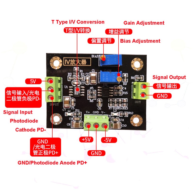IV Conversion Amplifier Voltage Signal Amplifier Module Current To Voltage gallery