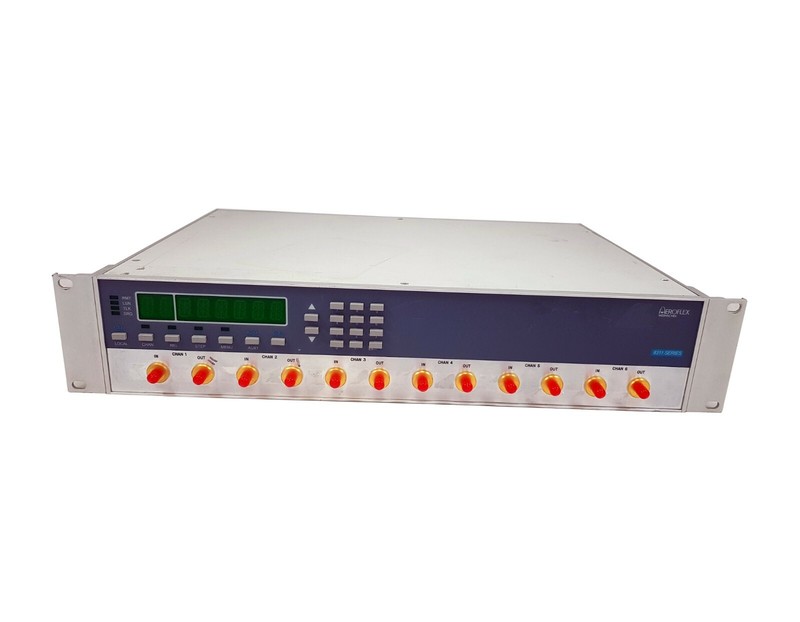 Aeroflex Weinschel 8311-352-6-FN 6GHz 6-Ch 103/1dB Steps Programmable Attenuator gallery