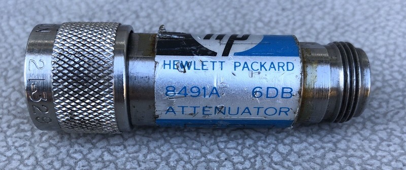 HP 8491A 6dB Attenuator DC-12.4GHz N Type