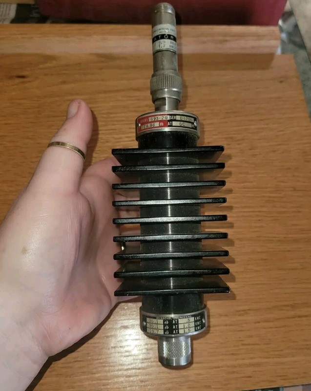 Weinschel Engineering Model 693-20 W/ Pdf Electronics Attenuator NO WAY TO TEST