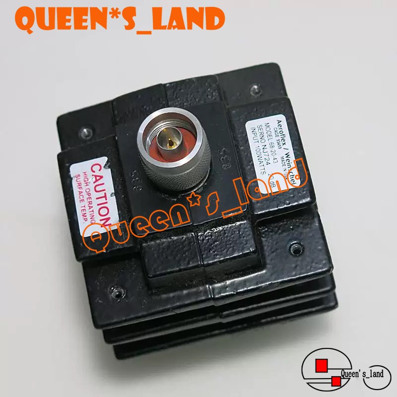 Weinschel 68-20-43 DC-4GHz 20dB 100W Type-N RF High Power Fixed Attenuator gallery
