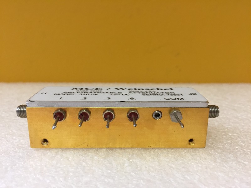 Weinschel 3201-4 DC to 2 GHz, 0 -1.2 dB, SMA, Programmable Attenuator. Tested! gallery