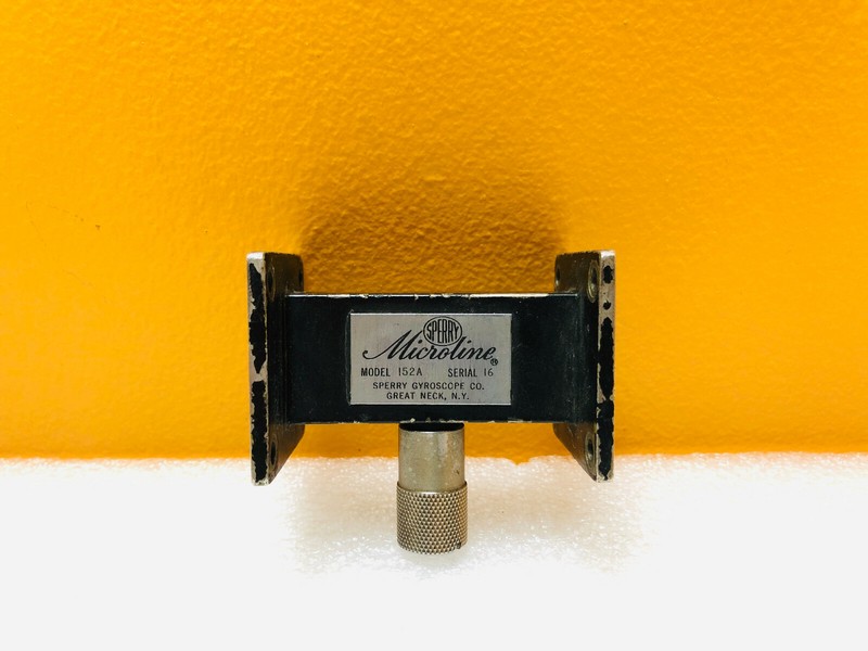 Sperry Microline 152A WR90 Waveguide 8.2 -12.4GHz Continuous Variable Attenuator