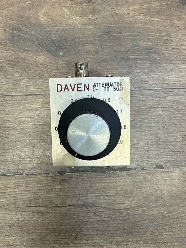 Daven Attenuator 50 Ohm 1 dB in .1 dB Steps BNC