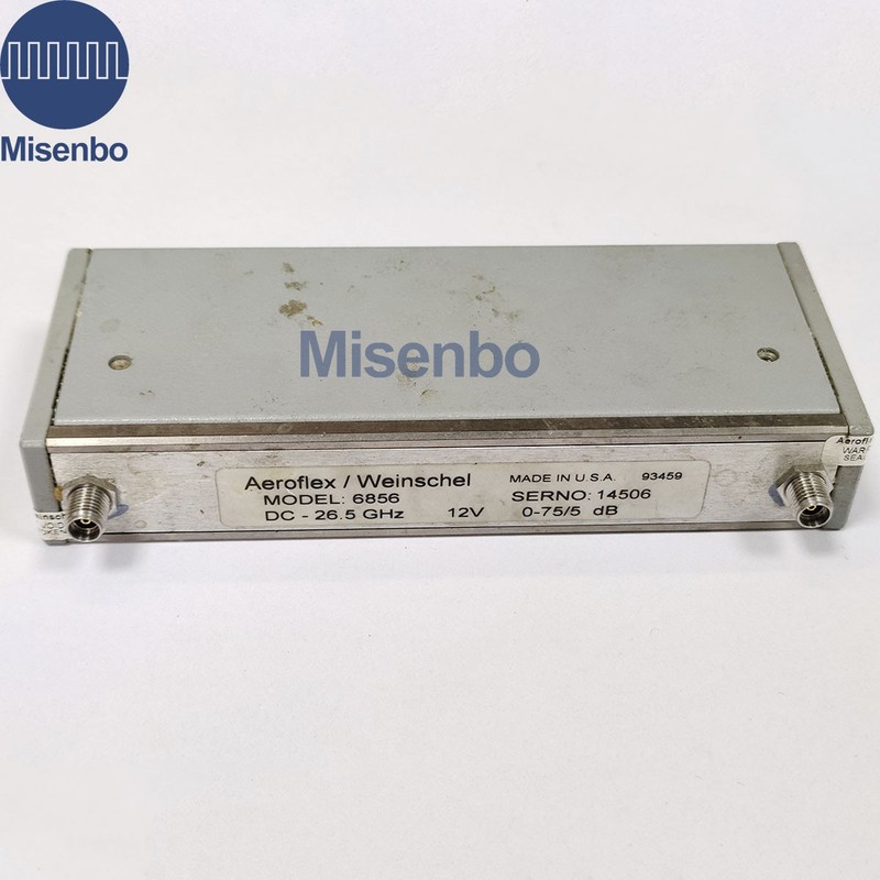 Aeroflex/Weinschel 6856 Programmable Step Attenuator DC-26.5GHz 12V 0-75/5dB