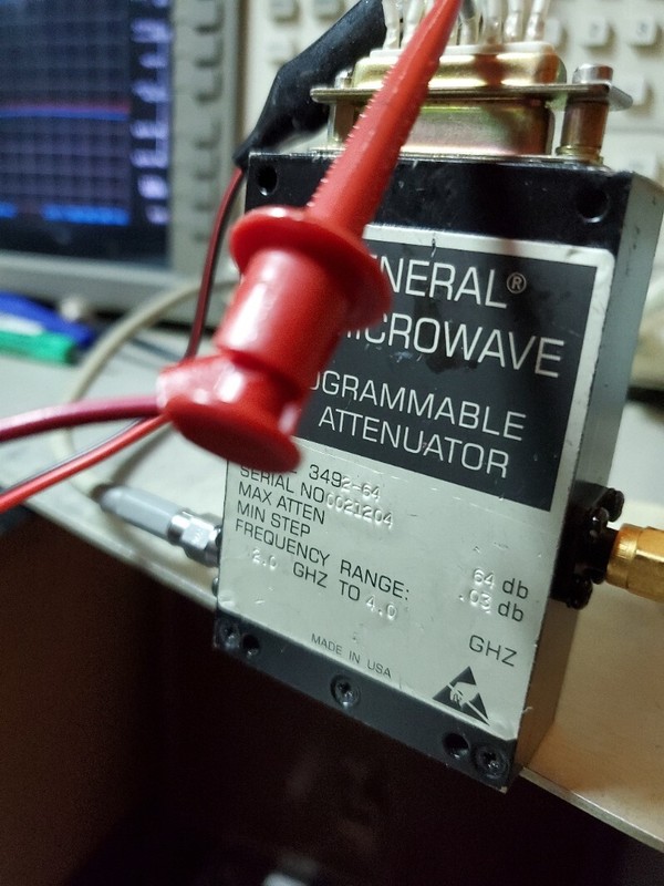 GM rf attenuators 3492-64, MAX Atten 80db, Min Step 0.03, 2GHz to 4GHz, tested gallery
