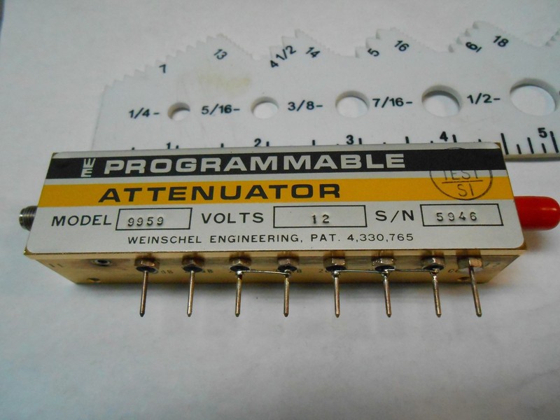 MODEL 9959 WEINSCHEL SMA PROGRAMMABLE ATTENUATOR 0-130 DB NEW OLD STOCK