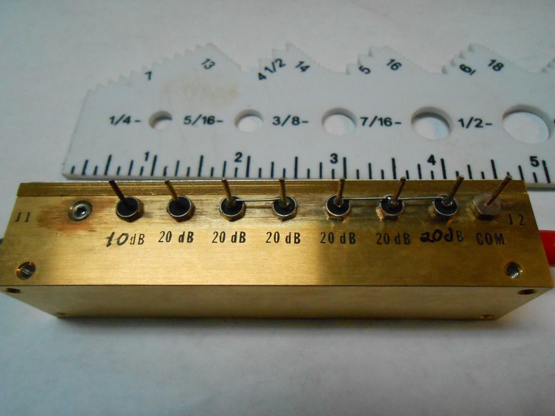 MODEL 9959 WEINSCHEL SMA PROGRAMMABLE ATTENUATOR 0-130 DB NEW OLD STOCK gallery