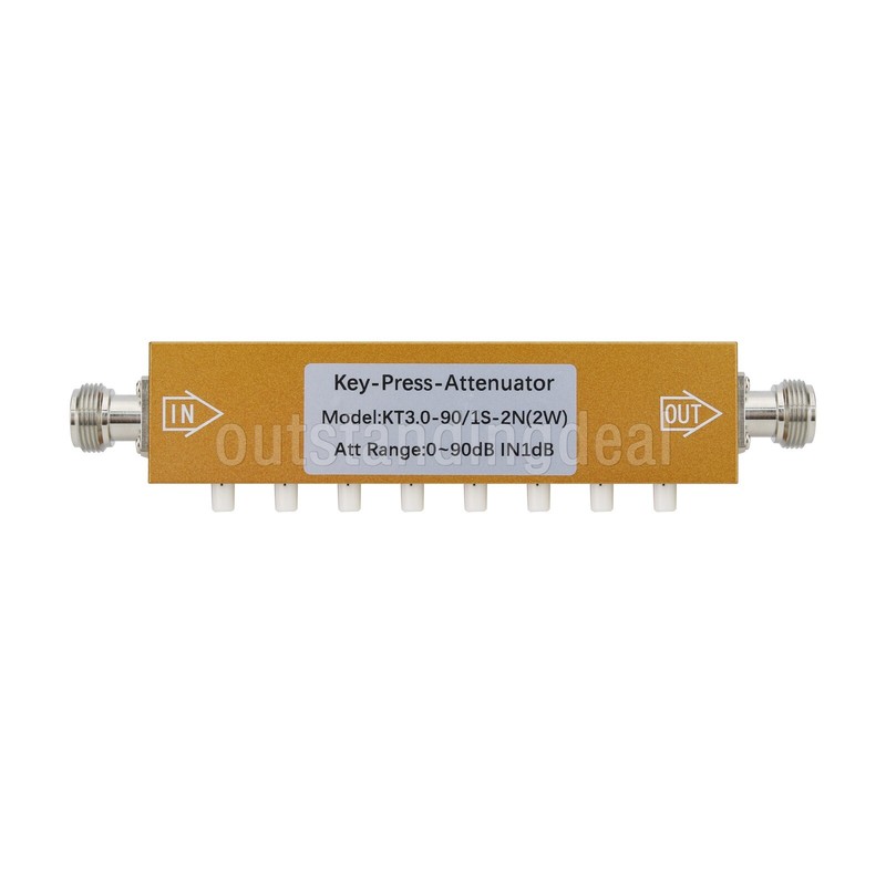 2WN-KK 0-90dB 0-3GHz RF 0-90dB Adjustable Attenuator Digital Step RF Attenuator- gallery