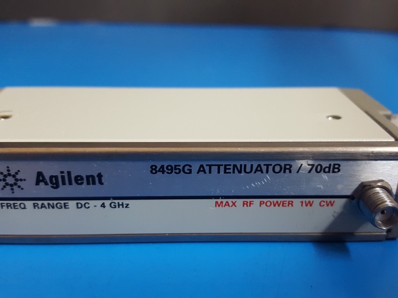 Agilent 8495G: Program Step Attenuator DC-4Ghz 70 dB, W/Opt. 002 011 (0287) gallery