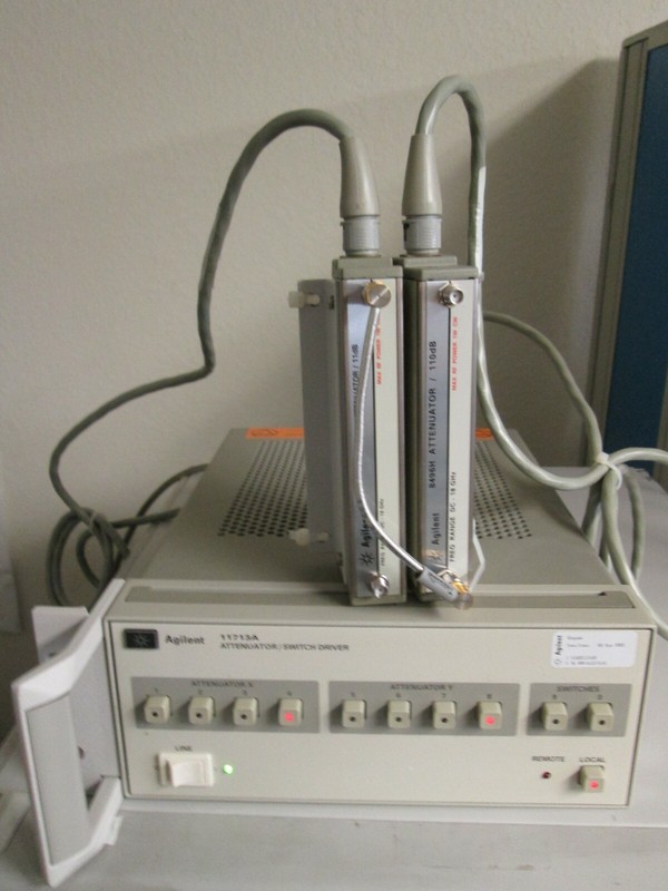 Agilent 110dB 18GHz 1dB Step Programmable Attenuators TESTED! 8494H+8496H+11713A gallery