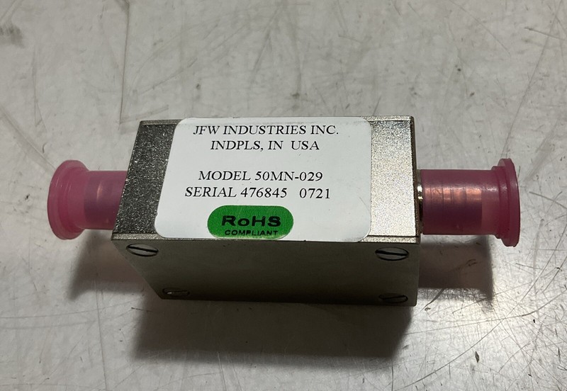 JFW INDUSTRIES 50MN-029 SMA ROTARY ATTENUATOR SIGNAL IN RADIO LOT OF 4 U3S gallery