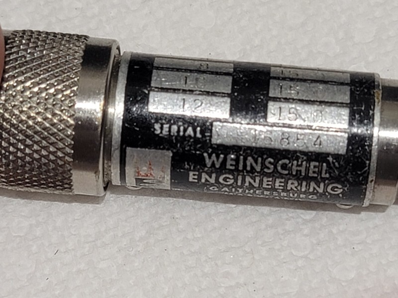 Weinschel Engineering Attenuator Model 1-15 gallery