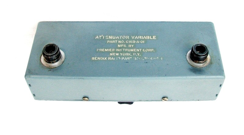Premier Instruments Attenuator Bendix Radio Variable C163-A-01 Microwave Compon gallery