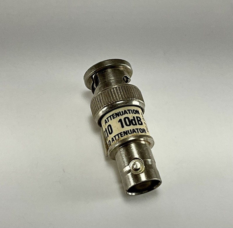 50F-010 JFW Fixed Attenuator - DC-2GHZ - 50ohm- 10db- Fixed Attenuator - USED