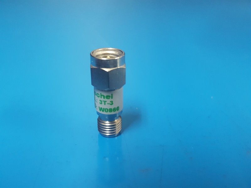 Weinschel 3T-3: Coaxial RF Attenuator 2 W, DC-12.4 GHz (W0860) gallery