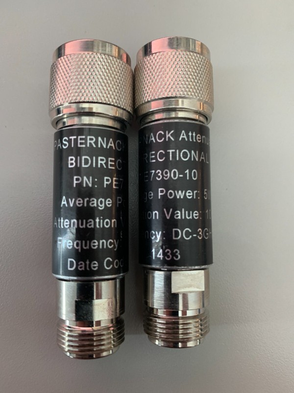 Pasternack 10 dB Fixed Attenuator, N Male to N Female PE7390-10