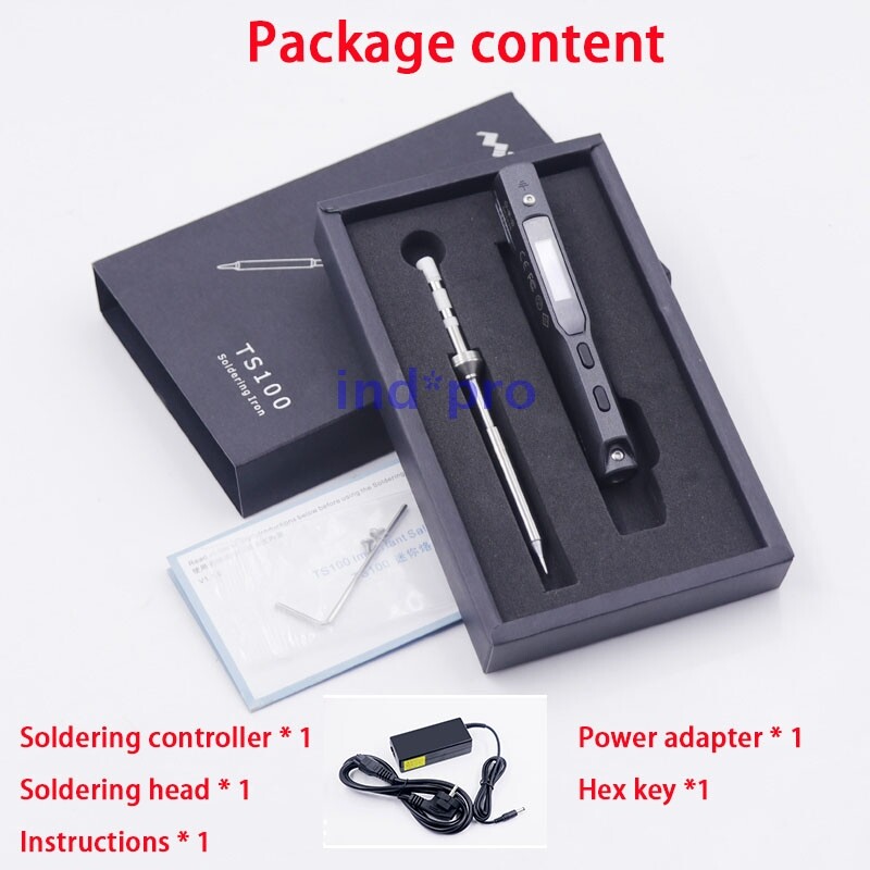 New DC 12-24V Interface DC5525 TS100 Intelligent Mini Soldering Iron Welding Pen gallery