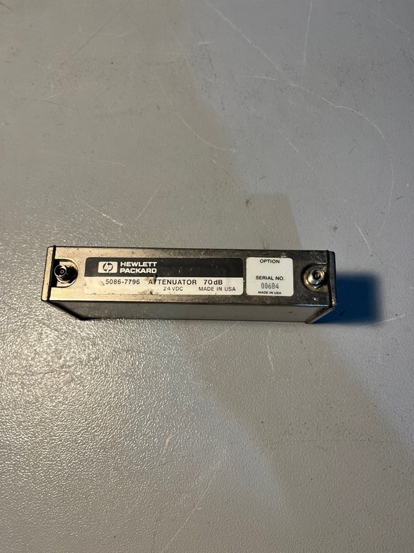 HP / Agilent 5086-7796 70 dB RF Attenuator – 24 VDC Powered gallery
