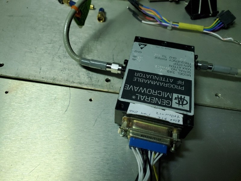Kratos/General Microwave Programmable RF Attenuator 2-4 GHz 64dB 3492-64 tested