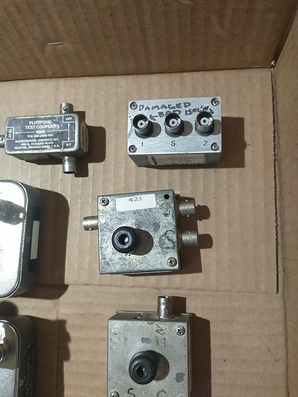 Lot of (10) Variable Attenuators And Testing Connection Blocks gallery