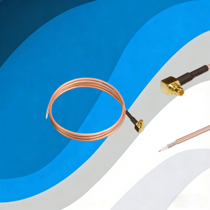 RG316 RF Jumper Cable MMCX Male-Female, PCB Solder Type Coaxial Extension Cord gallery
