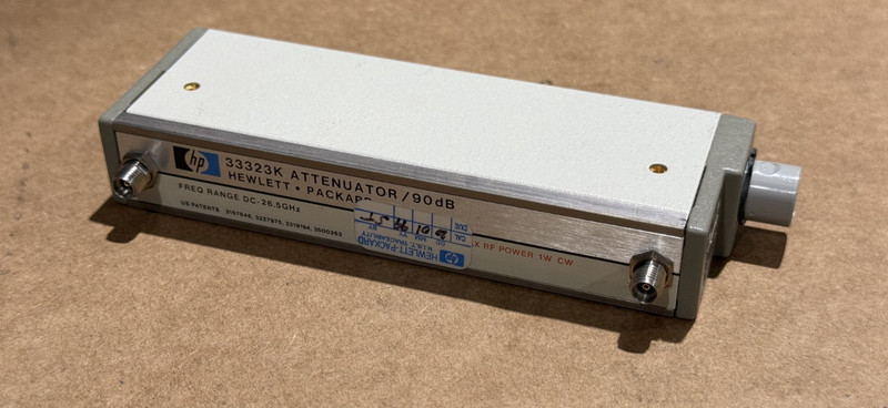 HP / Agilent 33323K Attenuator 90dB DC-26.5